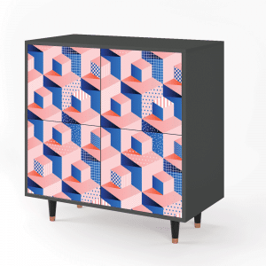 Sideboard - STORYZ - BS3 Pinky Squares - Antracite