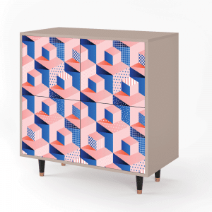 Sideboard - STORYZ - BS3 Pinky Squares - Latte