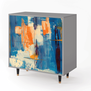 Sideboard - STORYZ - BS3 Abstract Expressionism - Grey