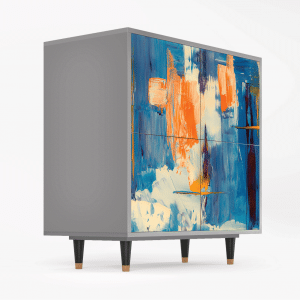 Sideboard - STORYZ - BS3 Abstract Expressionism - Grey