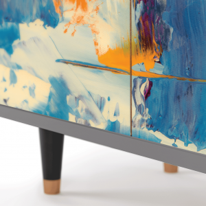 Sideboard - STORYZ - BS3 Abstract Expressionism - Grey