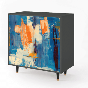 Sideboard - STORYZ - BS3 Abstract Expressionism - Antracite