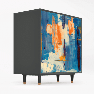 Sideboard - STORYZ - BS3 Abstract Expressionism - Antracite