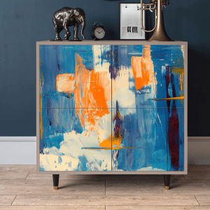 Sideboard - STORYZ - BS3 Abstract Expressionism - Latte
