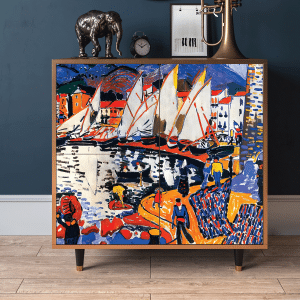 Sideboard - STORYZ - BS3 Le Séchage des voiles  - Walnut