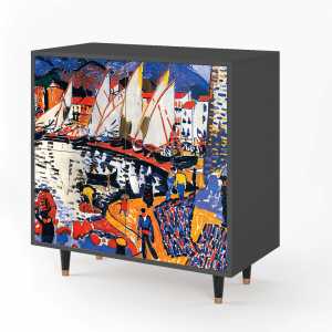 Sideboard - STORYZ - BS3 Le Séchage des voiles  - Antracite
