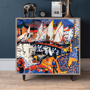 Sideboard - STORYZ - BS3 Le Séchage des voiles  - Latte