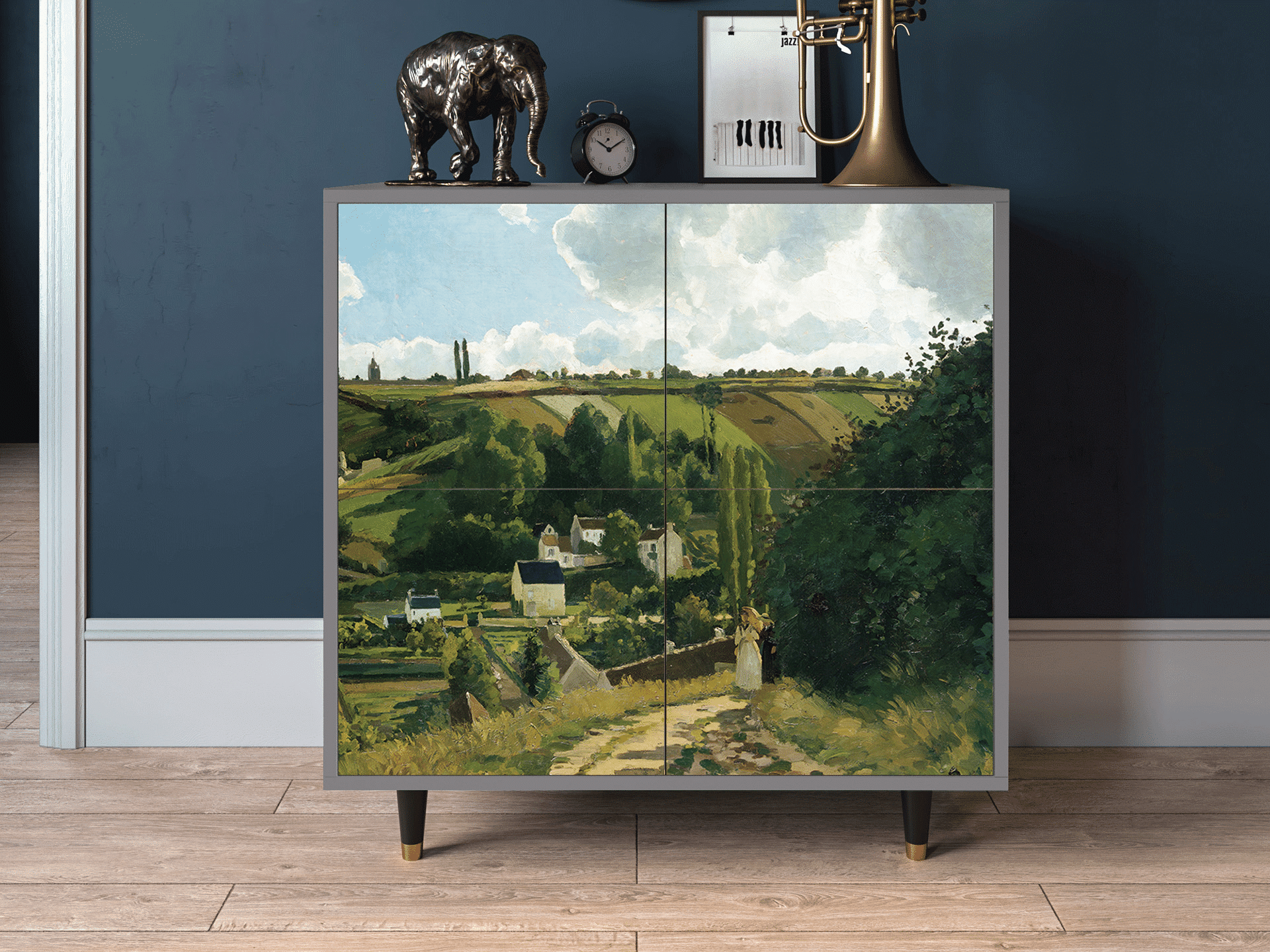 Sideboard - STORYZ - BS3 Jalais Hill by Pissarro - Grey Sideboard - STORYZ - BS3 Jalais Hill by Pissarro - Grey