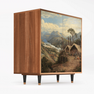 Sideboard - STORYZ - BS3 View Across the Plains  - Walnut