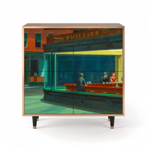 Sideboard - STORYZ - BS3 Nighthawks by Hopper - Walnut