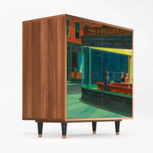 Sideboard - STORYZ - BS3 Nighthawks by Hopper - Walnut