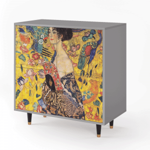 Sideboard - STORYZ - BS3 Lady with Fan by Klimt - Grey