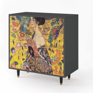 Sideboard - STORYZ - BS3 Lady with Fan by Klimt - Antracite