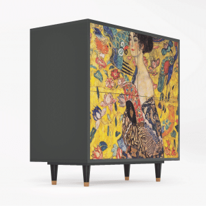 Sideboard - STORYZ - BS3 Lady with Fan by Klimt - Antracite