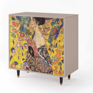 Sideboard - STORYZ - BS3 Lady with Fan by Klimt - Latte