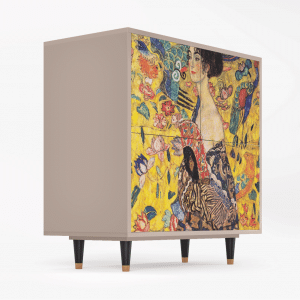 Sideboard - STORYZ - BS3 Lady with Fan by Klimt - Latte