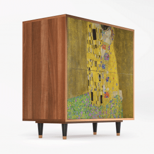 Sideboard - STORYZ - BS3 The Kiss by Klimt  - Walnut