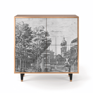 Sideboard - STORYZ - BS3 View of the Piazza - Walnut