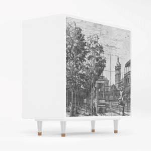 Sideboard - STORYZ - BS3 View of the Piazza - White