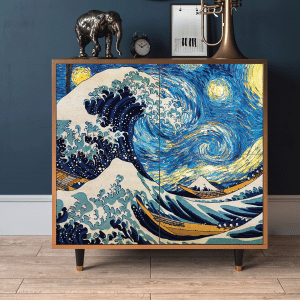 Sideboard - STORYZ - BS3 Great Wave - Walnut