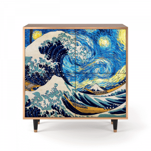 Sideboard - STORYZ - BS3 Great Wave - Walnut