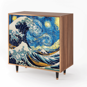 Sideboard - STORYZ - BS3 Great Wave - Walnut