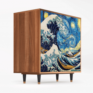 Sideboard - STORYZ - BS3 Great Wave - Walnut