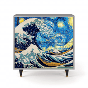 Sideboard - STORYZ - BS3 Great Wave - Grey