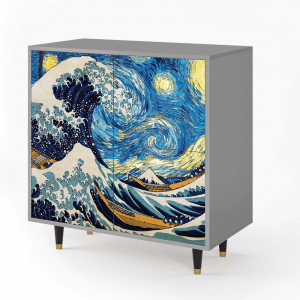 Sideboard - STORYZ - BS3 Great Wave - Grey