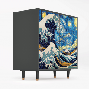 Sideboard - STORYZ - BS3 Great Wave - Antracite