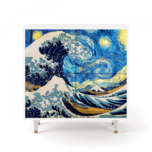 Sideboard - STORYZ - BS3 Great Wave - White