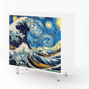 Sideboard - STORYZ - BS3 Great Wave - White