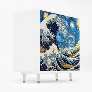 Sideboard - STORYZ - BS3 Great Wave - White