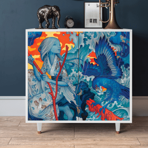 Sideboard - STORYZ - BS3 The Girl - James Jean - White