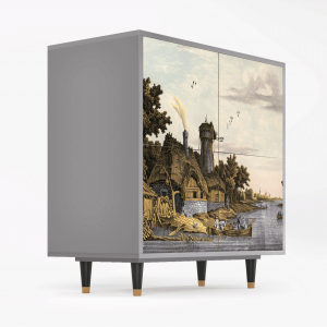 Sideboard - STORYZ - BS3 Mill along a River - Grey