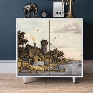 Sideboard - STORYZ - BS3 Mill along a River - White
