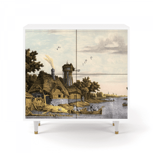 Sideboard - STORYZ - BS3 Mill along a River - White