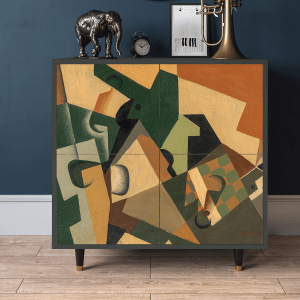 Sideboard - STORYZ - BS3 Glass and Checkerboard - Antracite