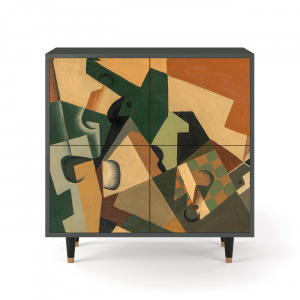 Sideboard - STORYZ - BS3 Glass and Checkerboard - Antracite
