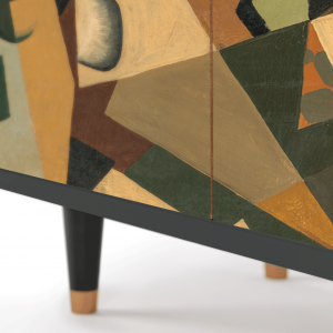 Sideboard - STORYZ - BS3 Glass and Checkerboard - Antracite