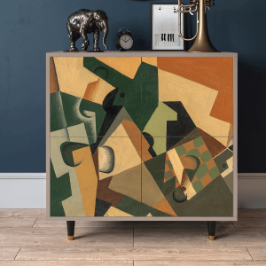 Sideboard - STORYZ - BS3 Glass and Checkerboard - Latte