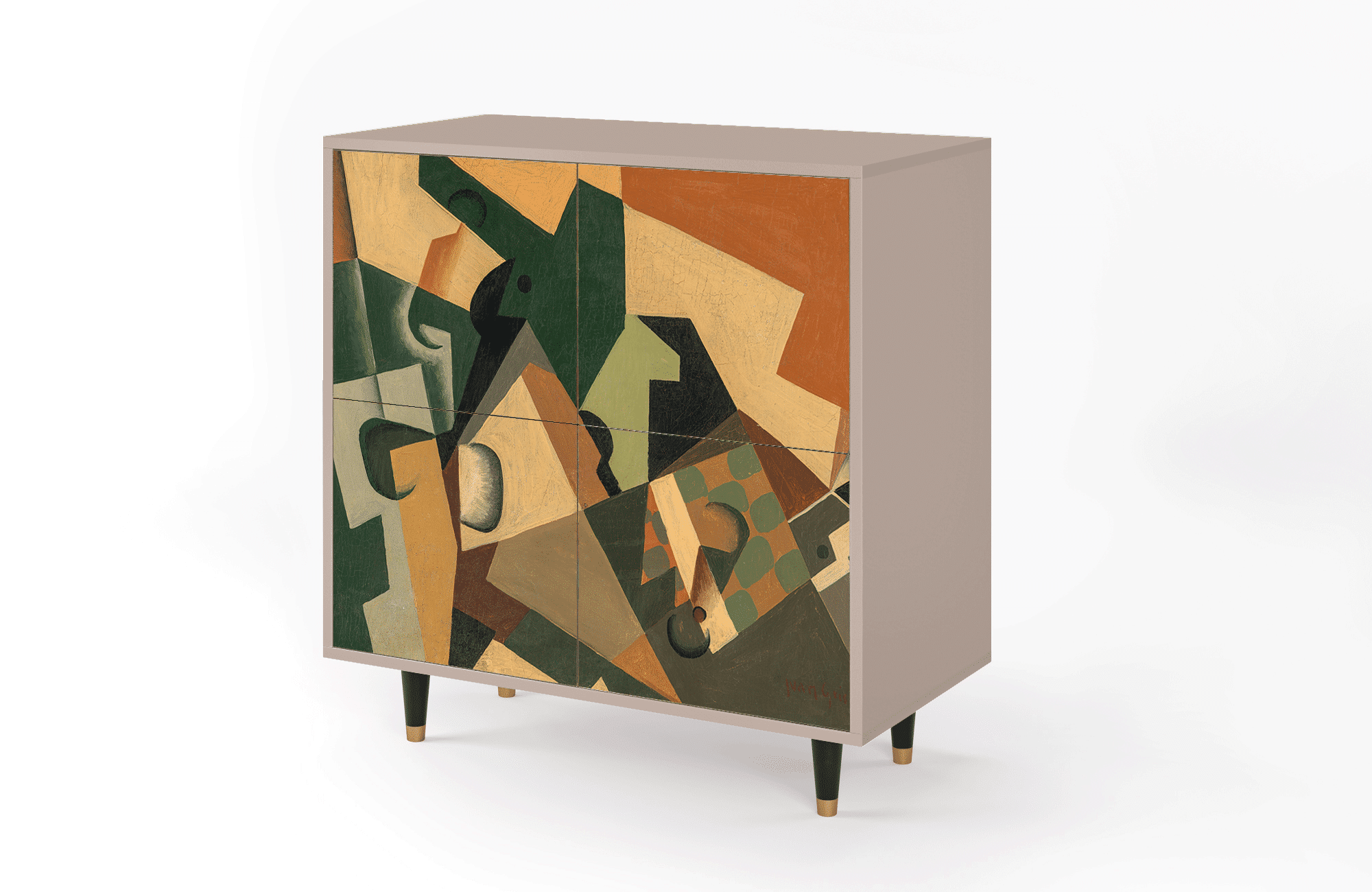 BS3_165_004 Sideboard - STORYZ - BS3 Glass and Checkerboard - Latte