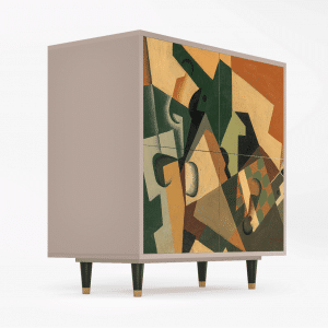 Sideboard - STORYZ - BS3 Glass and Checkerboard - Latte