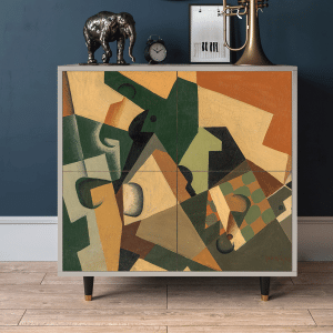 Sideboard - STORYZ - BS3 Glass and Checkerboard - Sand