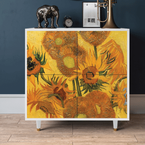 Sideboard - STORYZ - BS3 Sunflowers - White