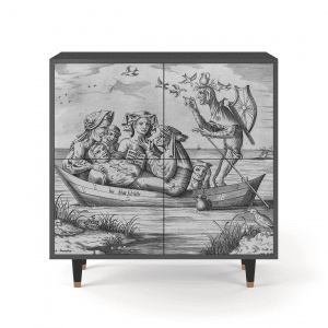 Sideboard - STORYZ - BS3 Blau Schuyte - Antracite