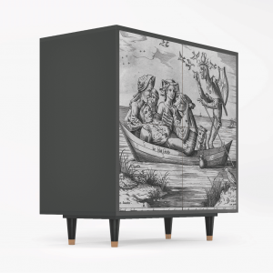 Sideboard - STORYZ - BS3 Blau Schuyte - Antracite