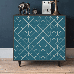 Sideboard - STORYZ - BS3 Turquoise Geometry - Antracite