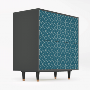 Sideboard - STORYZ - BS3 Turquoise Geometry - Antracite