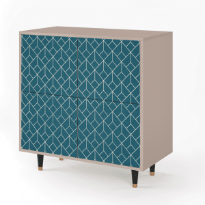 Sideboard - STORYZ - BS3 Turquoise Geometry - Latte